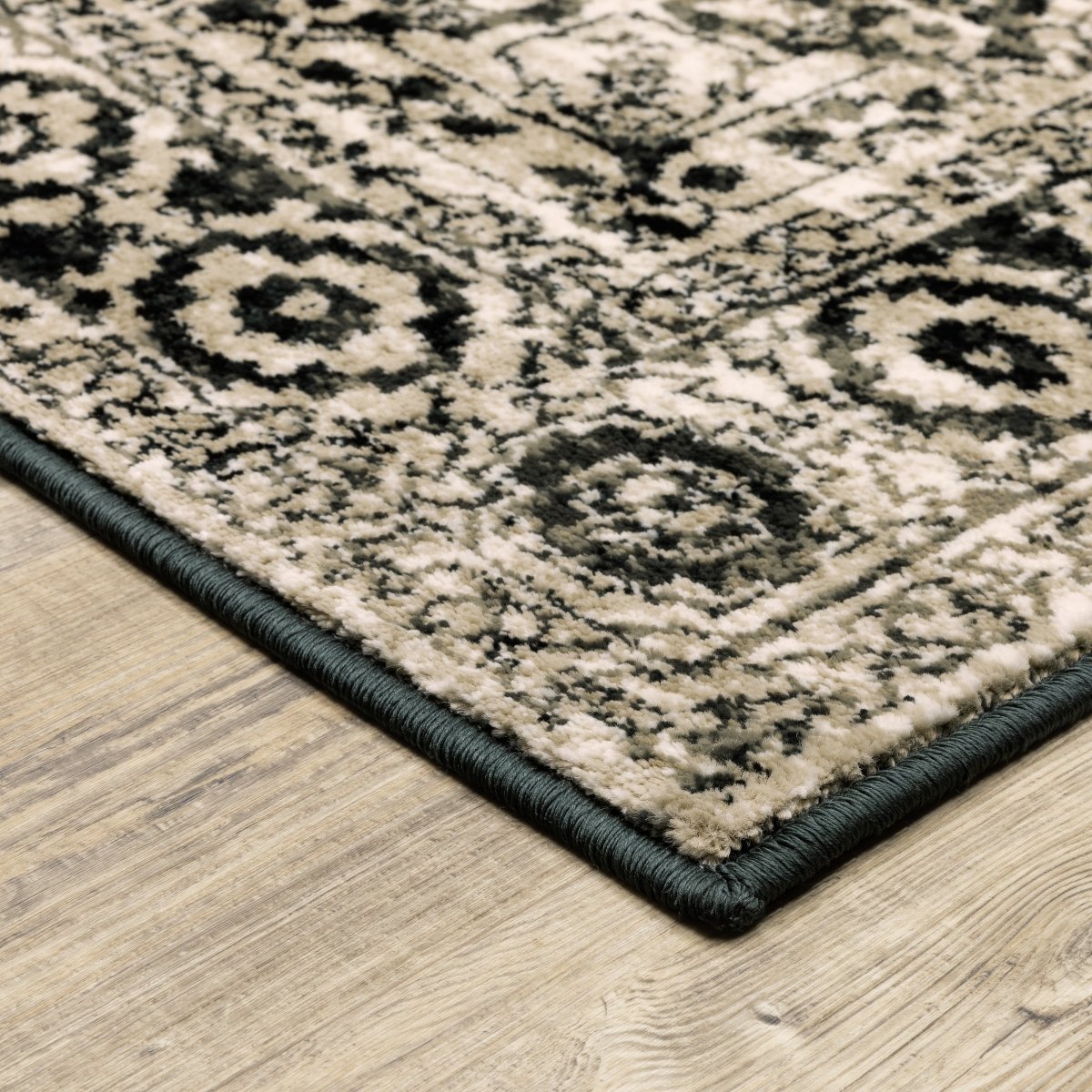 Oriental Weavers Sphinx Georgia 429G0 Grey/ Black Rugs.