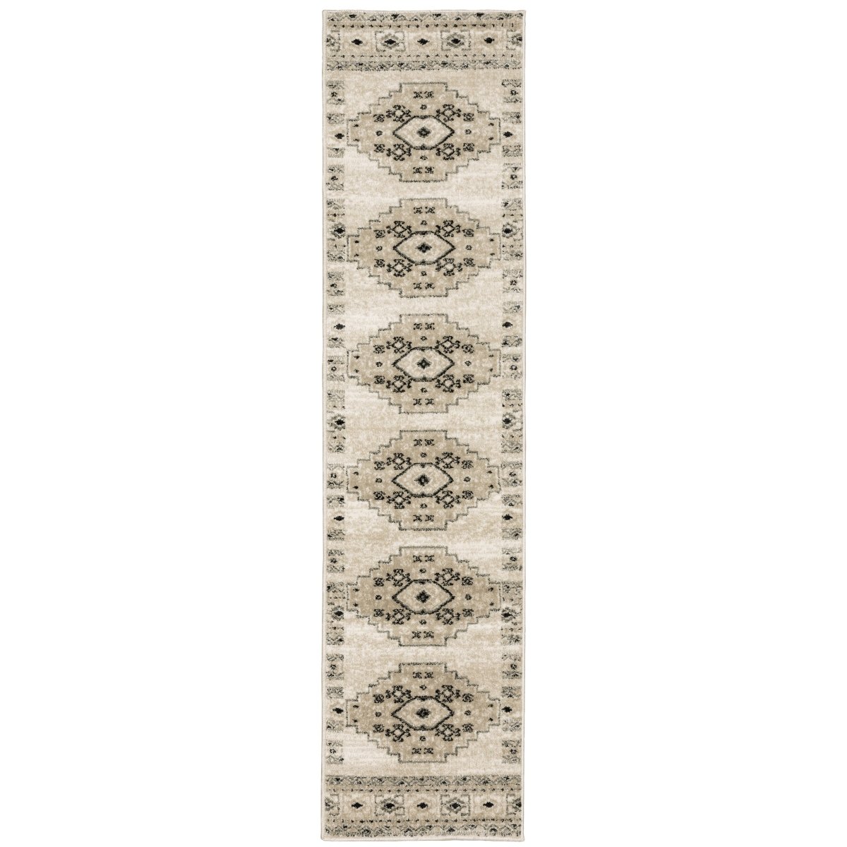 Oriental Weavers Sphinx Georgia 643A0 Ivory/ Grey Rugs.