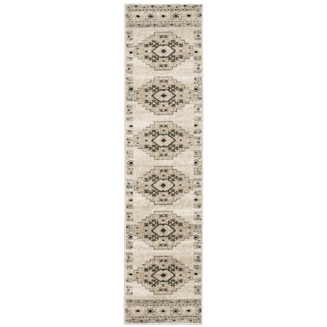 Oriental Weavers Sphinx Georgia 643A0 Ivory/ Grey Rugs.
