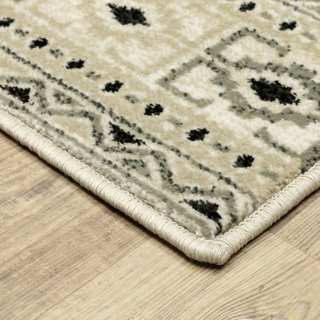 Oriental Weavers Sphinx Georgia 643A0 Ivory/ Grey Rugs.