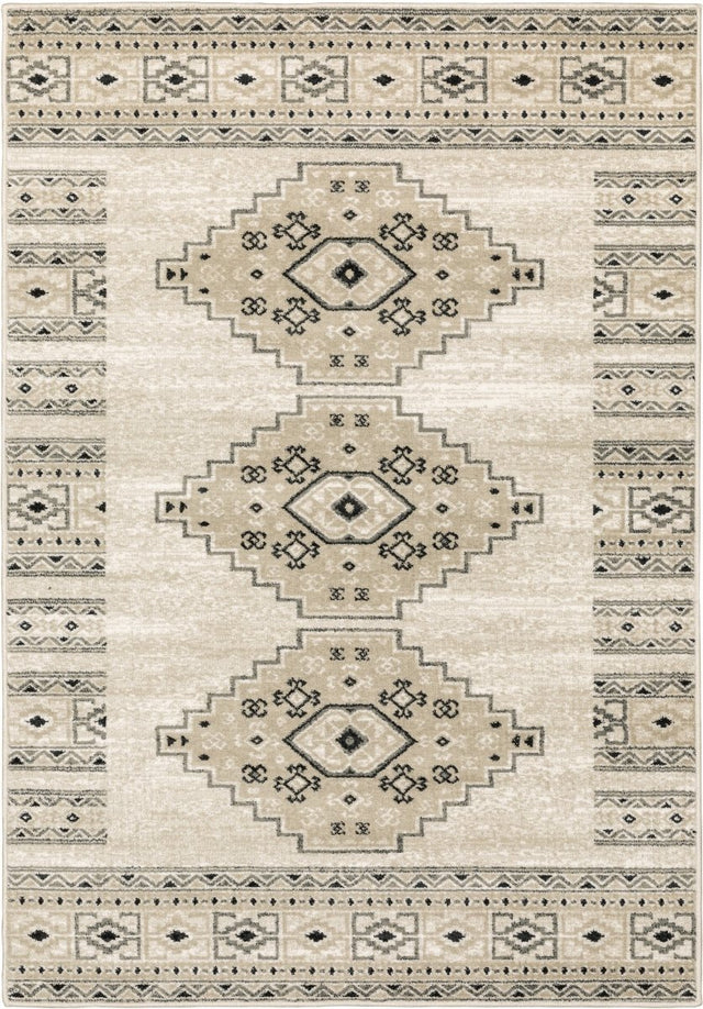 Oriental Weavers Sphinx Georgia 643A0 Ivory/ Grey Rugs.