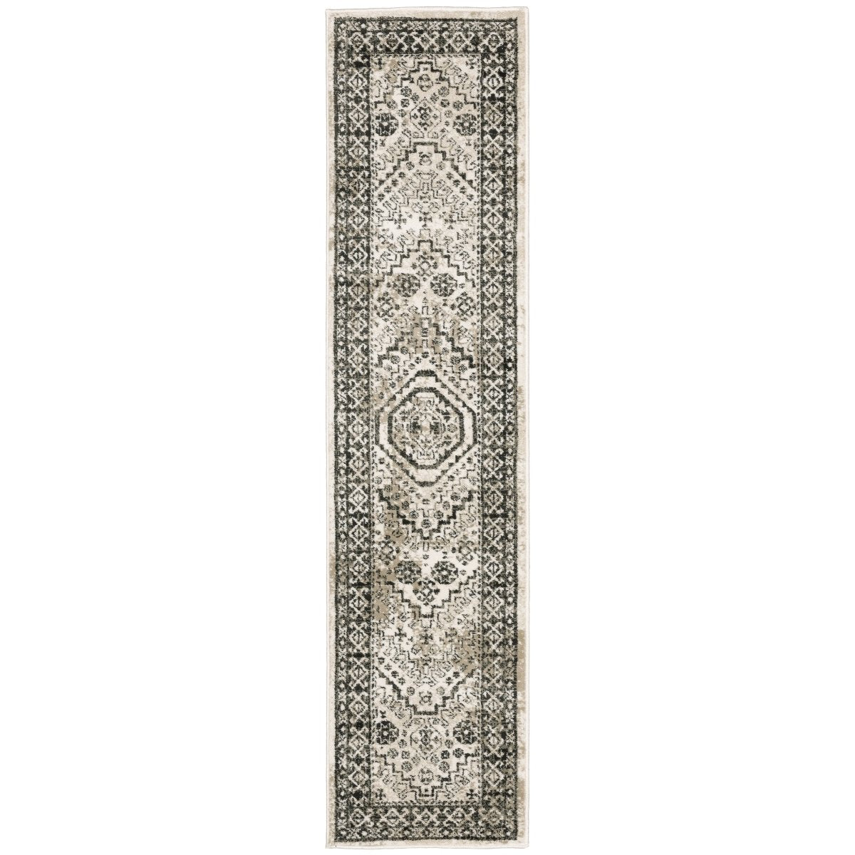 Oriental Weavers Sphinx Georgia 659C0 Ivory/ Grey Rugs.