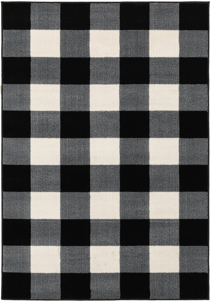Oriental Weavers Sphinx Georgia 678D0 Black/ Ivory Rugs.