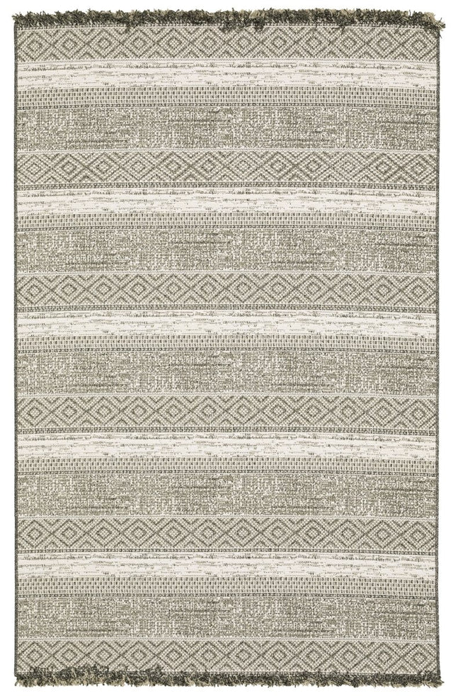 Oriental Weavers Sphinx Gillian 1622E Beige/ Black Rug.