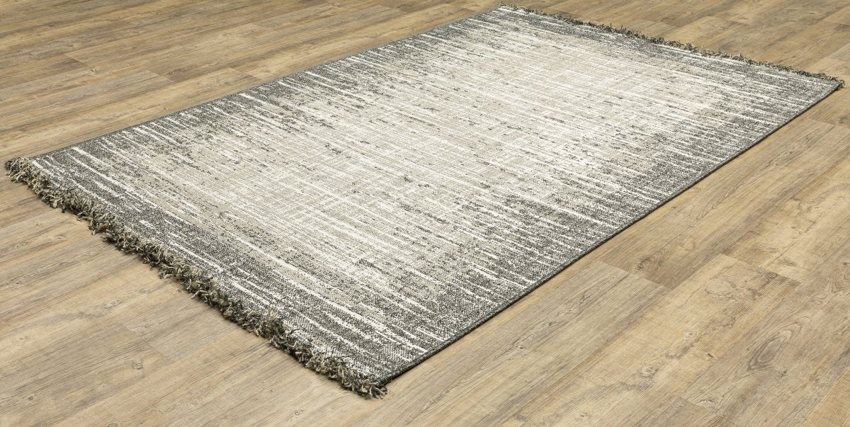 Oriental Weavers Sphinx Gillian 502J4 Beige/ Black Rug.
