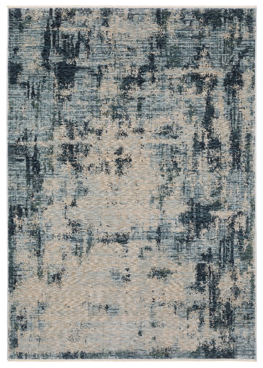 Oriental Weavers Sphinx Hayden Hay04 Beige/ Blue Rug.