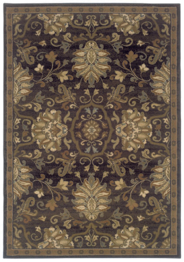 Oriental Weavers Sphinx Hudson 042g1 Brown / Beige Rugs.