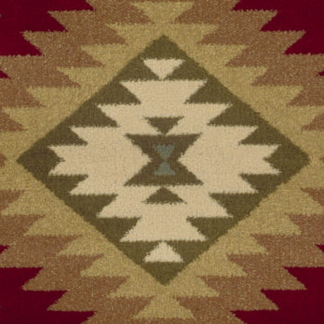 Oriental Weavers Sphinx Hudson 087j1 Green / Red Rugs.