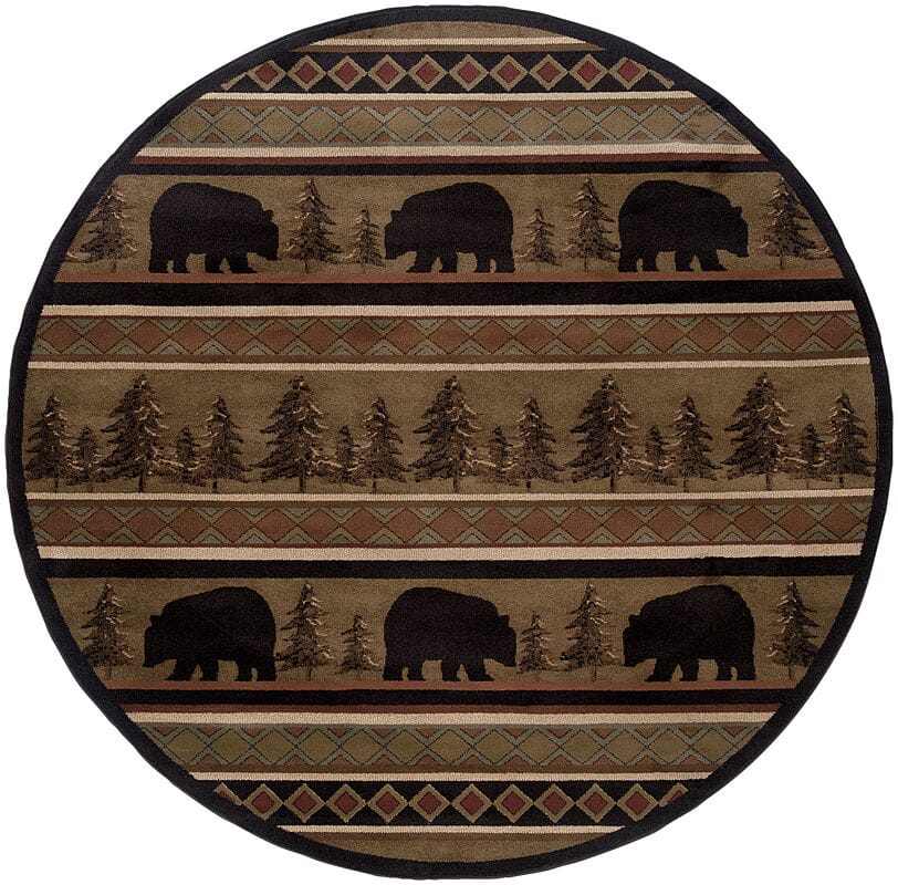 Oriental Weavers Sphinx Hudson 1066a Black / Beige Rugs.