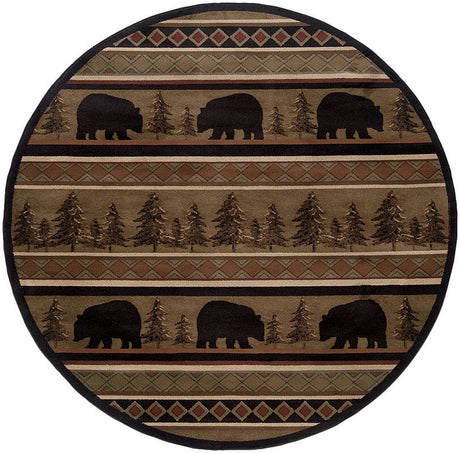 Oriental Weavers Sphinx Hudson 1066a Black / Beige Rugs.