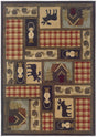 Oriental Weavers Sphinx Hudson 1067a Brown / Red Rugs.