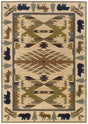 Oriental Weavers Sphinx Hudson 1072a Ivory / Green Rugs.