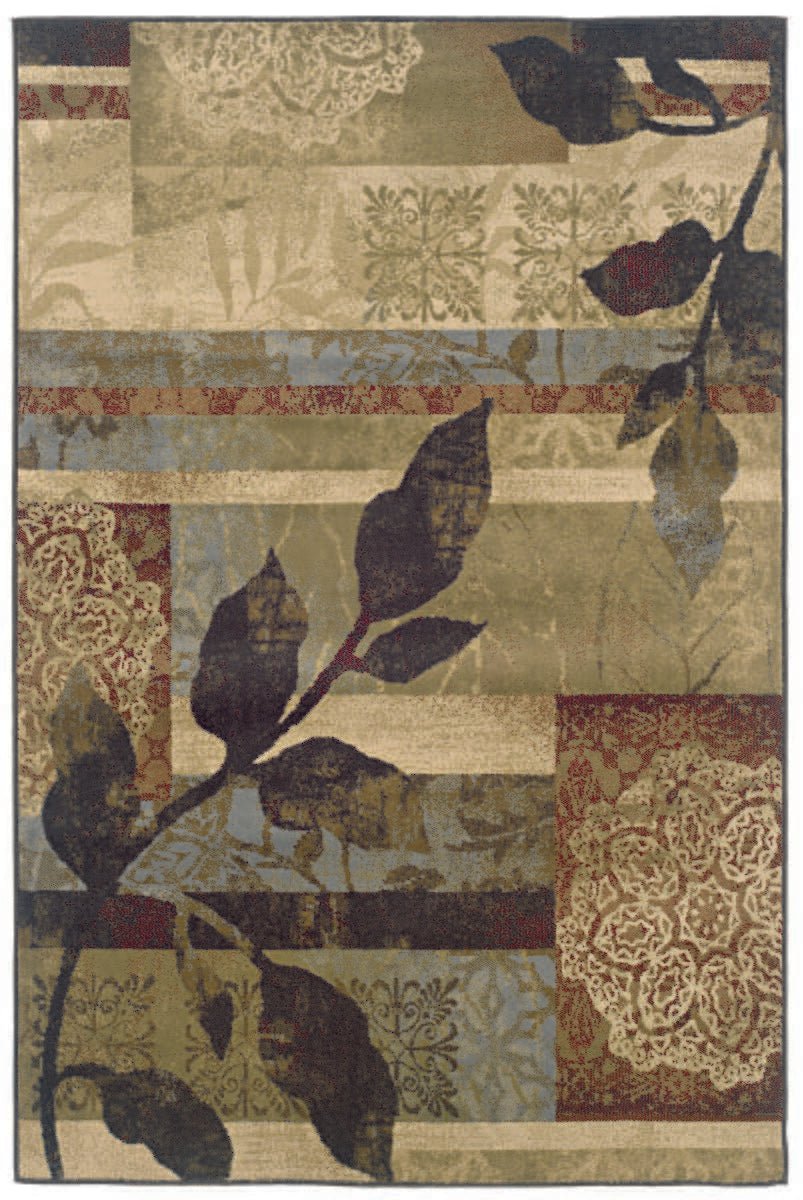 Oriental Weavers Sphinx Huntington 1983A Ivory / Green Rugs.