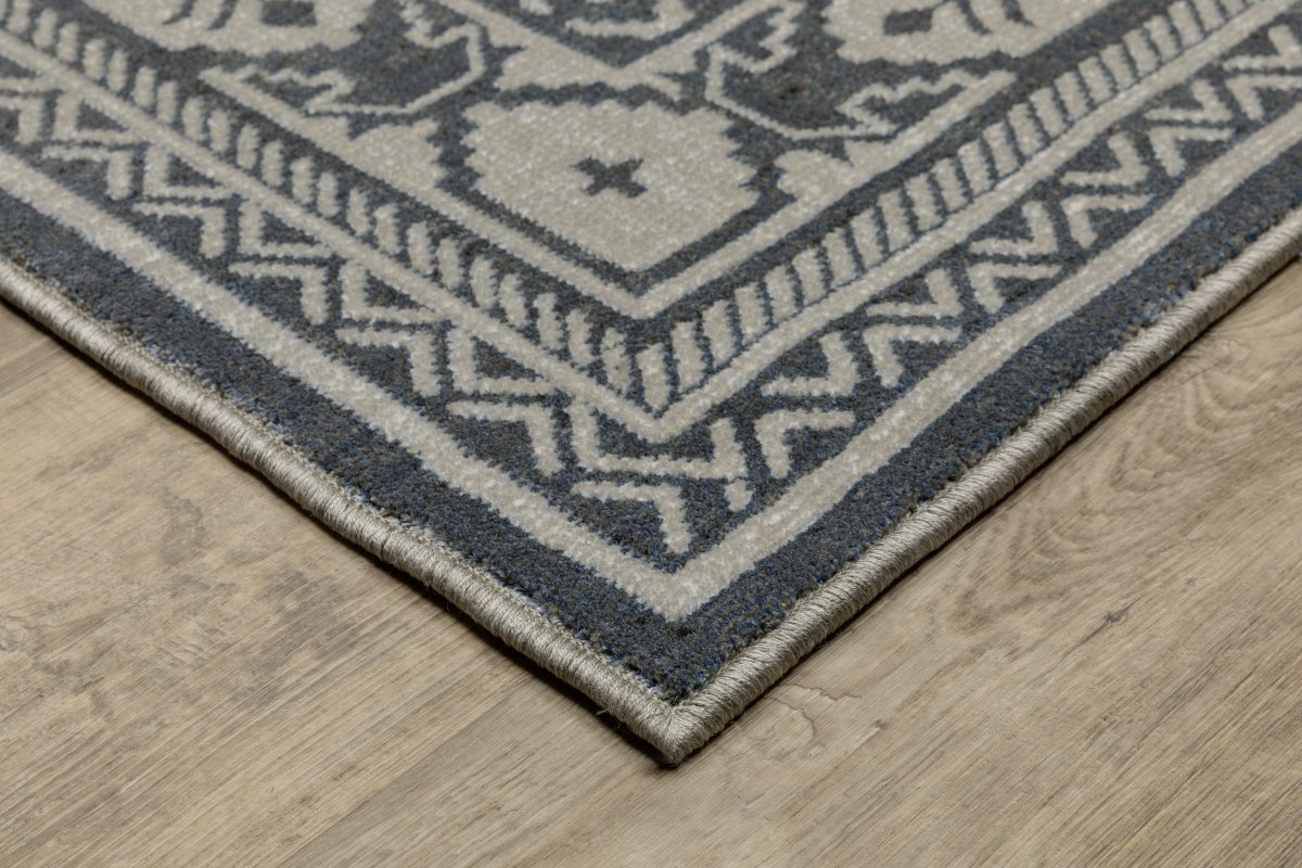 Oriental Weavers Sphinx Intrigue Int05 Blue/ Beige Rug.