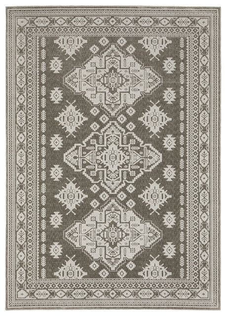 Oriental Weavers Sphinx Intrigue Int06 Grey/ Grey Rug.