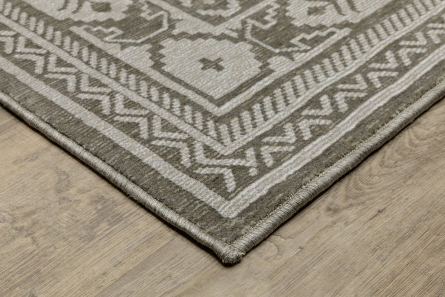 Oriental Weavers Sphinx Intrigue Int06 Grey/ Grey Rug.