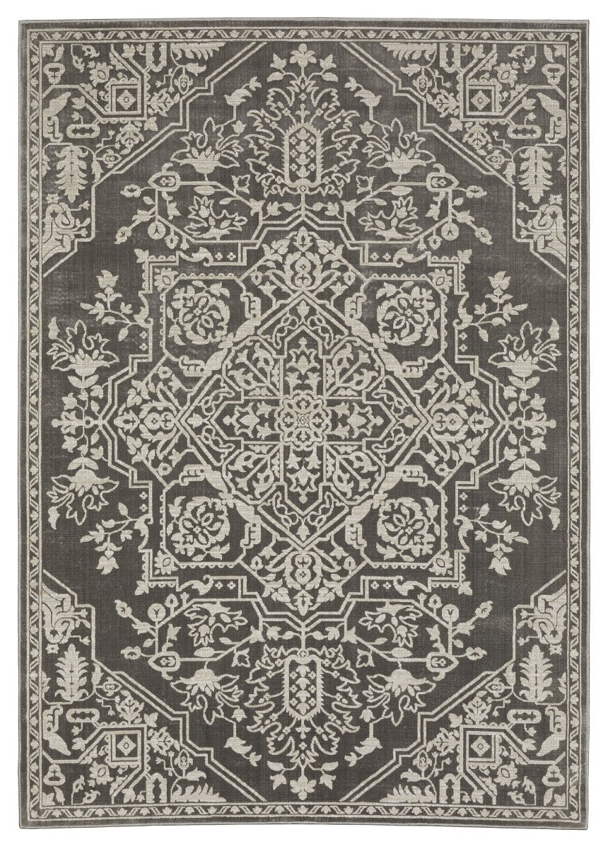 Oriental Weavers Sphinx Intrigue Int12 Beige/ Grey Rug.