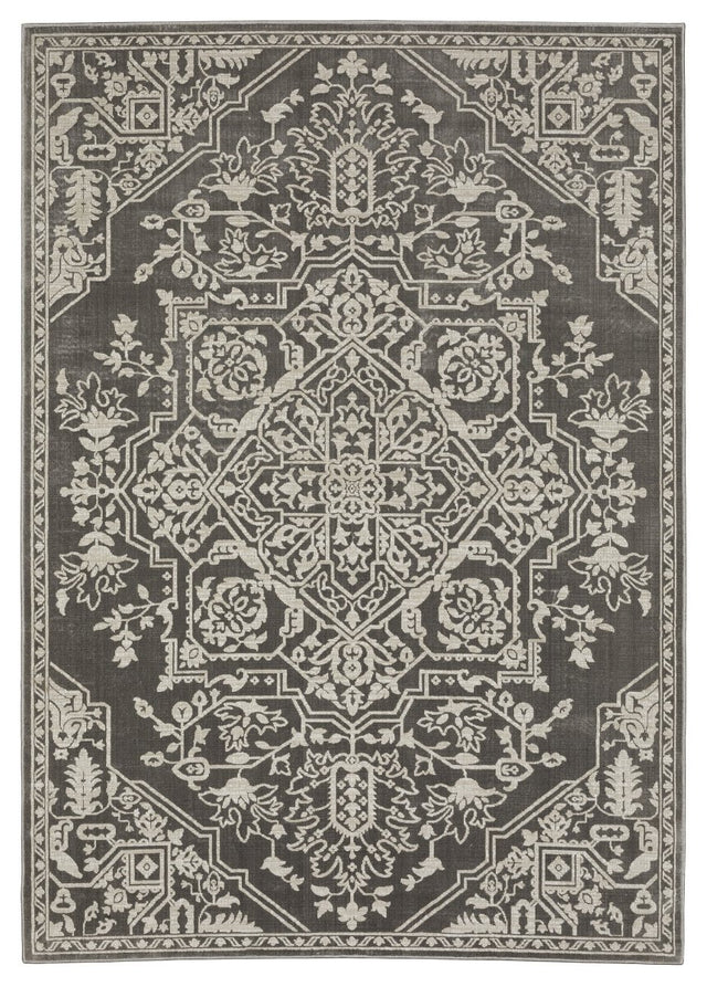 Oriental Weavers Sphinx Intrigue Int12 Beige/ Grey Rug.