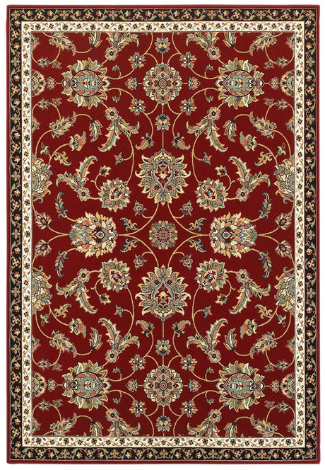 Oriental Weavers Sphinx Kashan 370Ri Red / Multi Rugs.