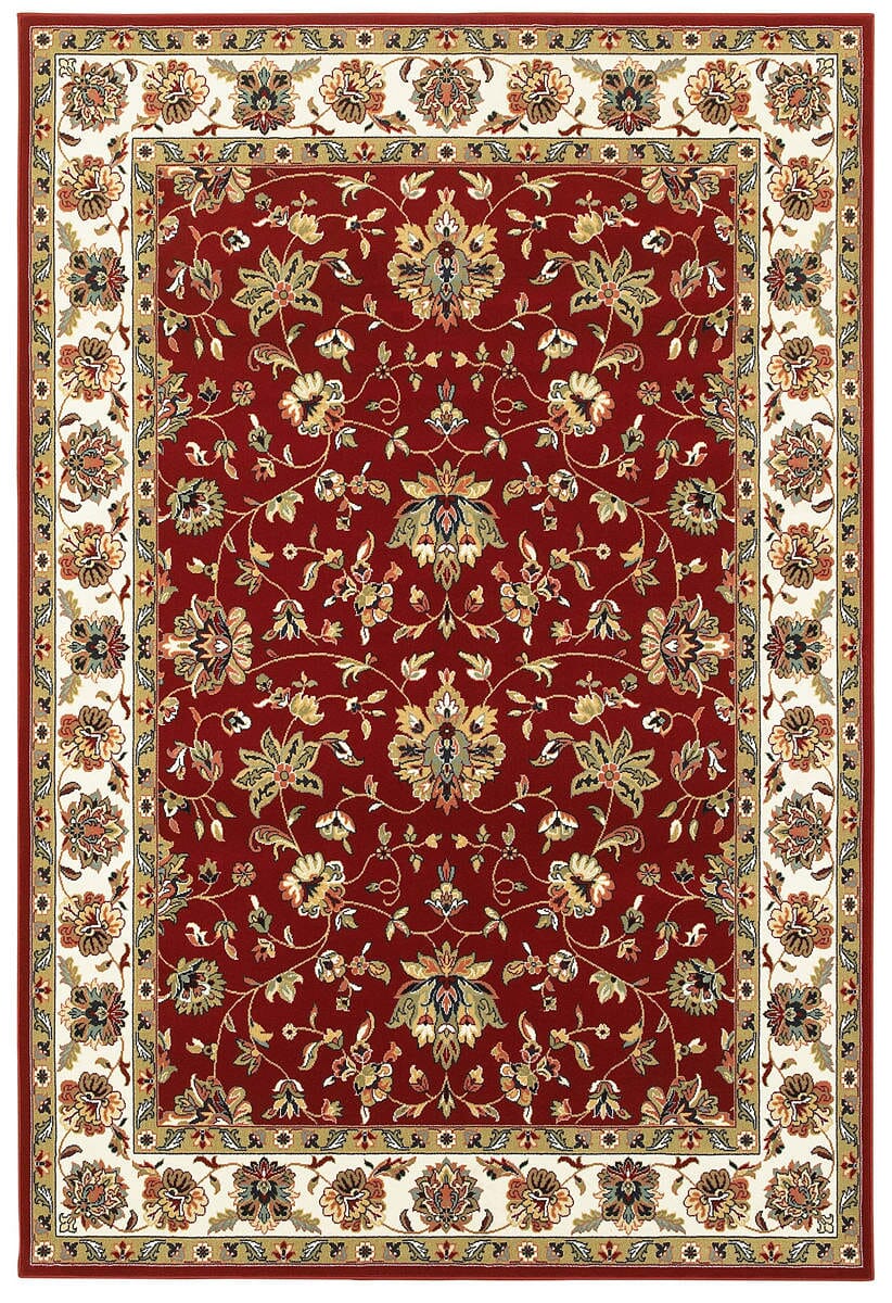 Oriental Weavers Sphinx Kashan 4929R Red / Ivory Rugs.