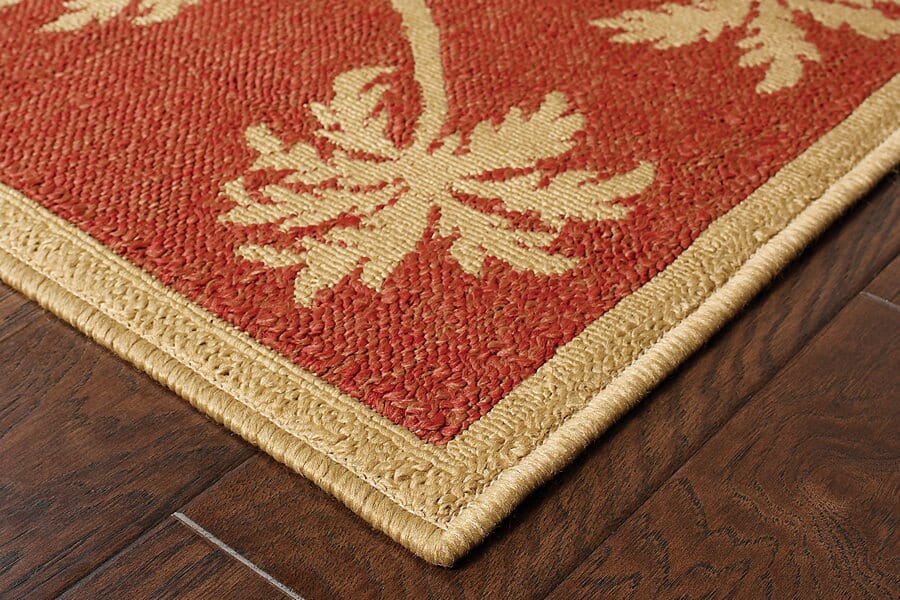 Oriental Weavers Sphinx Lanai 606c8 Beige / Red Rugs.