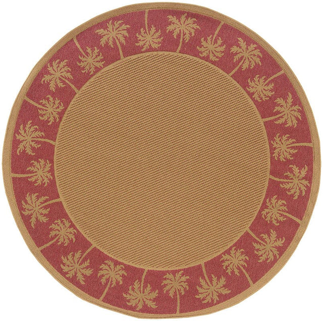 Oriental Weavers Sphinx Lanai 606c8 Beige / Red Rugs.