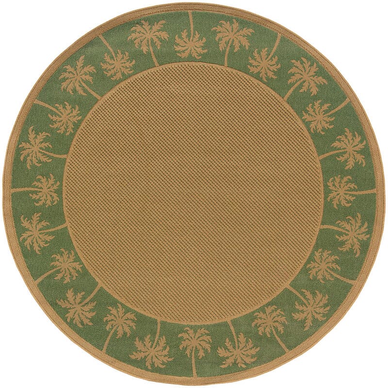 Oriental Weavers Sphinx Lanai 606f6 Beige / Green Rugs.