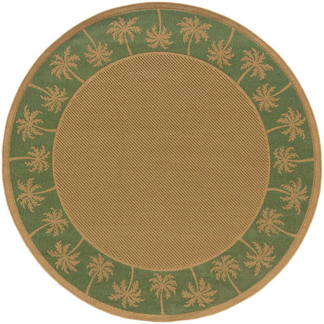 Oriental Weavers Sphinx Lanai 606f6 Beige / Green Rugs.