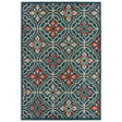 Oriental Weavers Sphinx Latitude 709B Blue / Orange Rugs - Oriental Weavers Sphinx - l709b3100152st