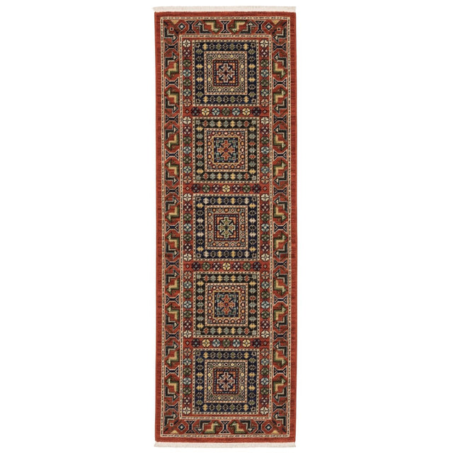 Oriental Weavers Sphinx Lilihan 002C6 Red/ Multi Rugs.