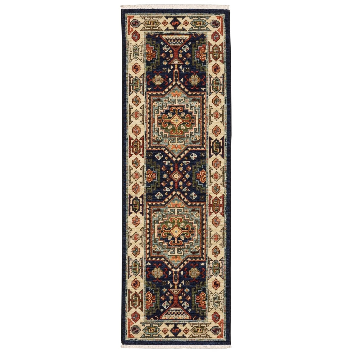 Oriental Weavers Sphinx Lilihan 041H6 Blue/ Ivory Rugs.