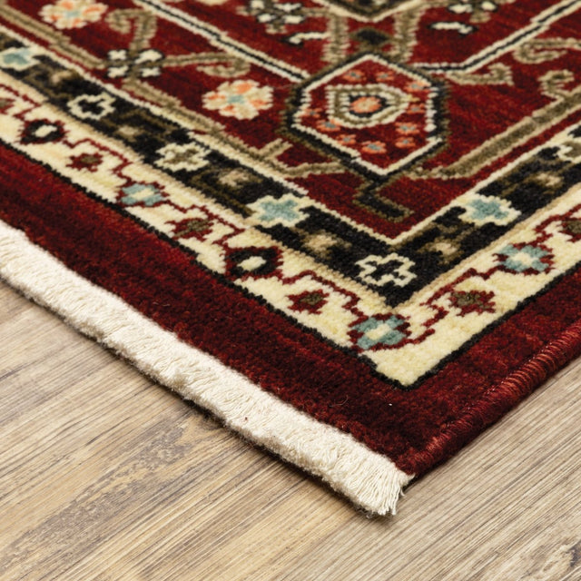 Oriental Weavers Sphinx Lilihan 043S6 Red/ Black Rugs.