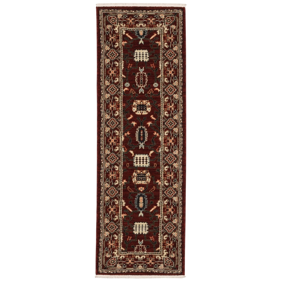 Oriental Weavers Sphinx Lilihan 043S6 Red/ Black Rugs.
