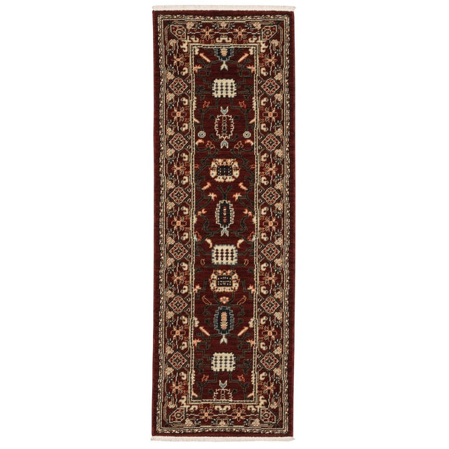 Oriental Weavers Sphinx Lilihan 043S6 Red/ Black Rugs.