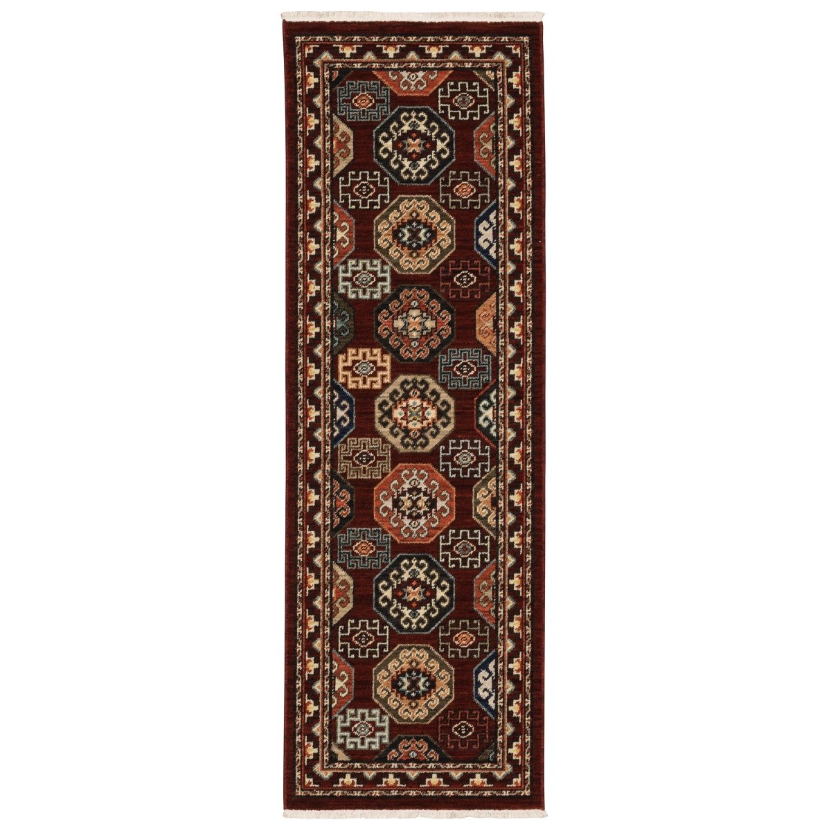 Oriental Weavers Sphinx Lilihan 091R6 Red/ Multi Rugs.