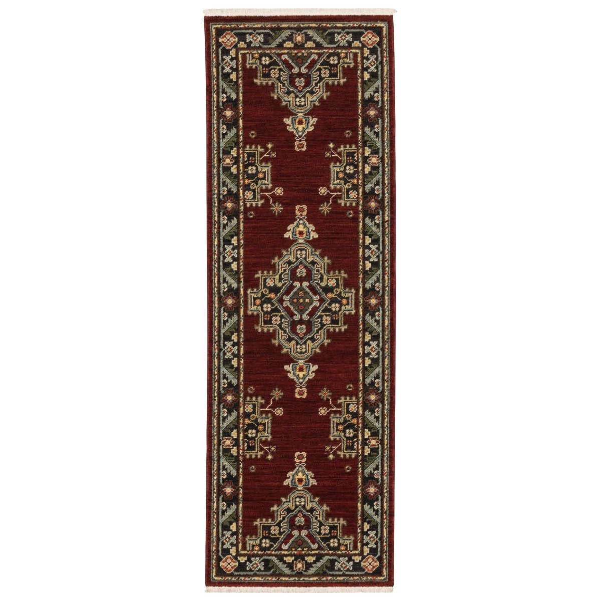 Oriental Weavers Sphinx Lilihan 092R6 Red/ Black Rugs.