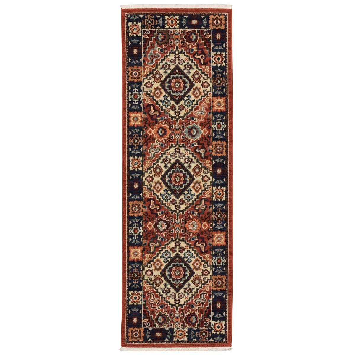 Oriental Weavers Sphinx Lilihan 2061V Red/ Blue Rugs.
