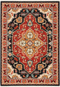 Oriental Weavers Sphinx Lilihan 4929A Black/ Red Rugs.