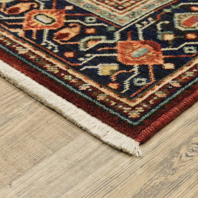 Oriental Weavers Sphinx Lilihan 5503M Red/ Blue Rugs.
