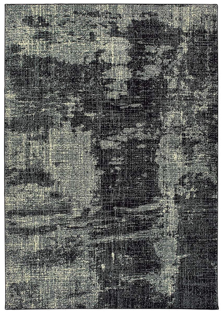 Oriental Weavers Sphinx Luna 1805K Black / Ivory Rugs.