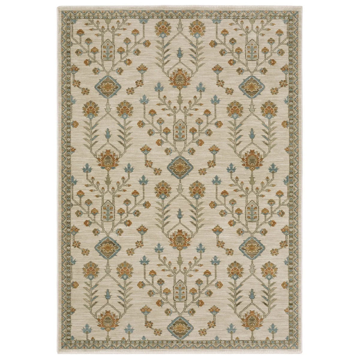 Oriental Weavers Sphinx Maeve MAE07 Rust Rugs - main flat