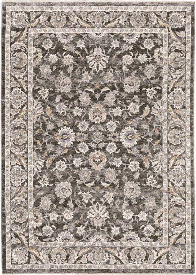 Oriental Weavers Sphinx Maharaja 070N1 Charcoal/ Ivory Rugs.