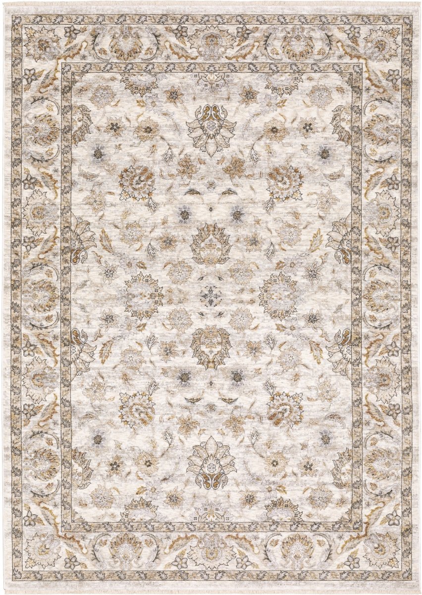 Oriental Weavers Sphinx Maharaja 070W1 Ivory/ Grey Rugs.