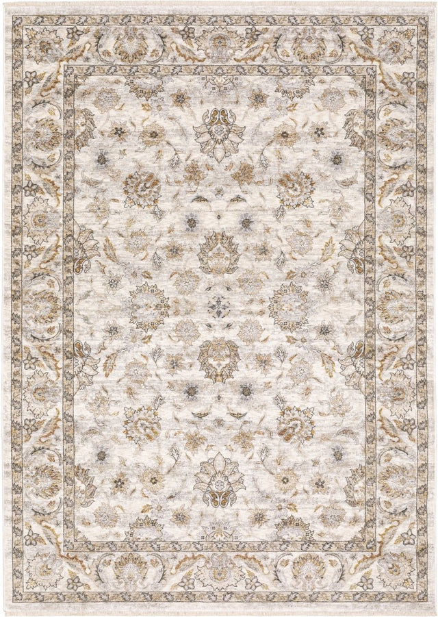 Oriental Weavers Sphinx Maharaja 070W1 Ivory/ Grey Rugs.