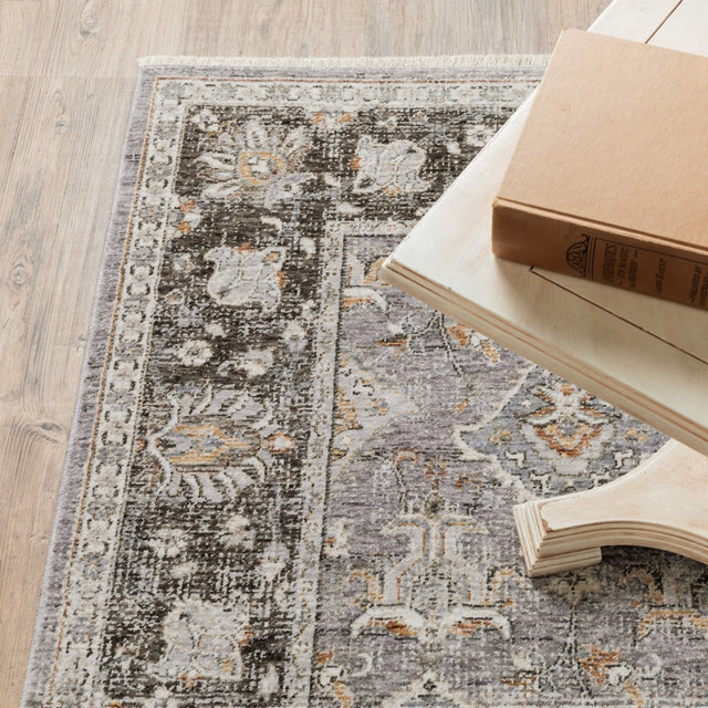 Oriental Weavers Sphinx Maharaja 091E1 Grey/ Blue Rugs.