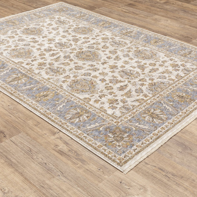 Oriental Weavers Sphinx Maharaja 5091Z Ivory/ Blue Rugs.