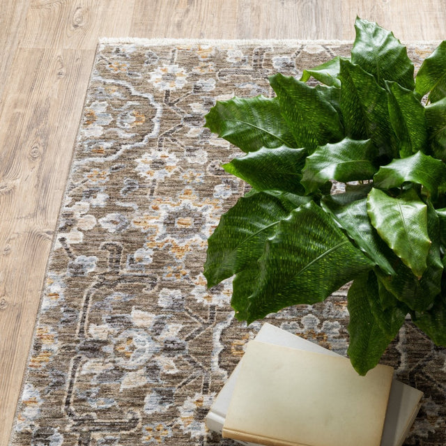 Oriental Weavers Sphinx Maharaja 532D1 Grey/ Gold Rugs.