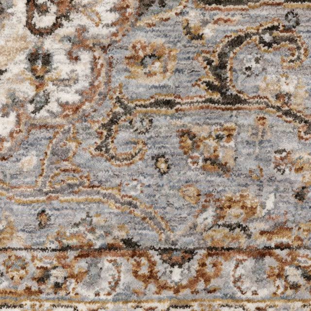 Oriental Weavers Sphinx Maharaja 660J1 Ivory/ Blue Rugs.