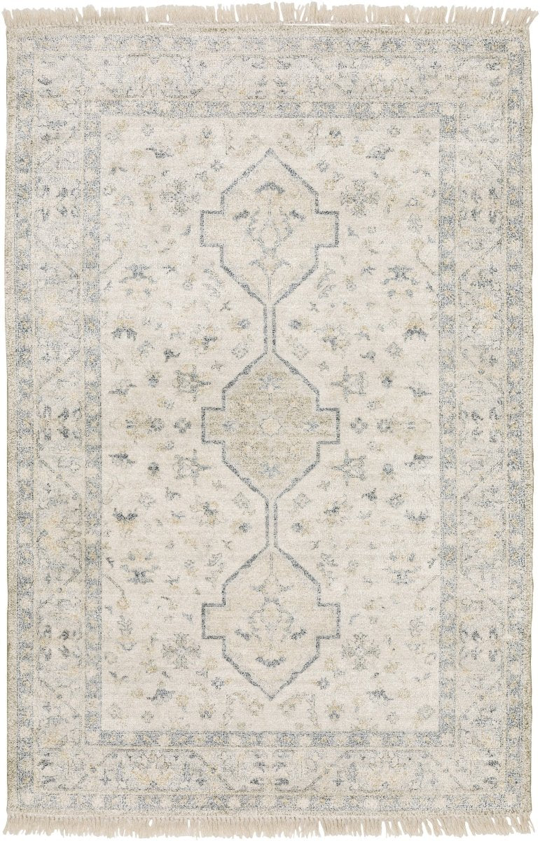 Oriental Weavers Sphinx Malabar 45304 Beige/ Charcoal Rugs.