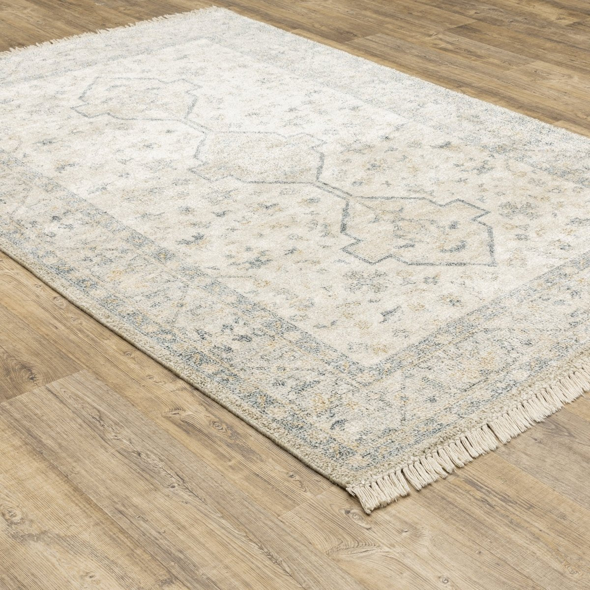Oriental Weavers Sphinx Malabar 45304 Beige/ Charcoal Rugs.